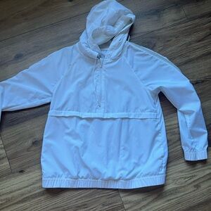 Lululemon Pack light White Quarter Zip Pull Over Jacket